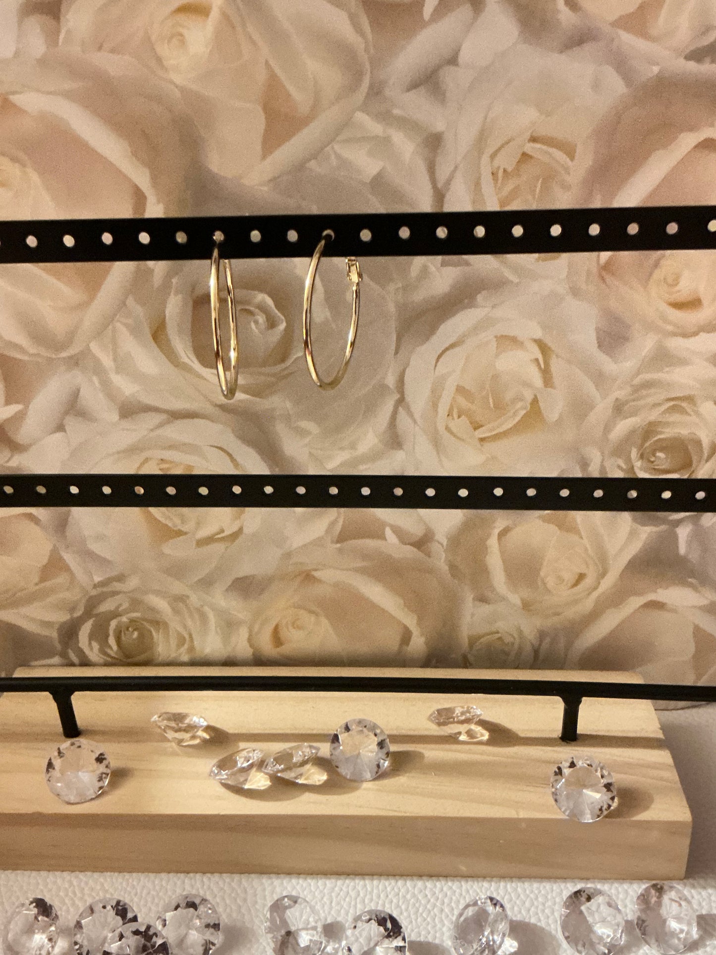 Hoop earrings medium size plan