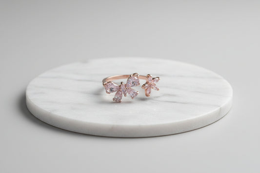 Double the butterfly ring